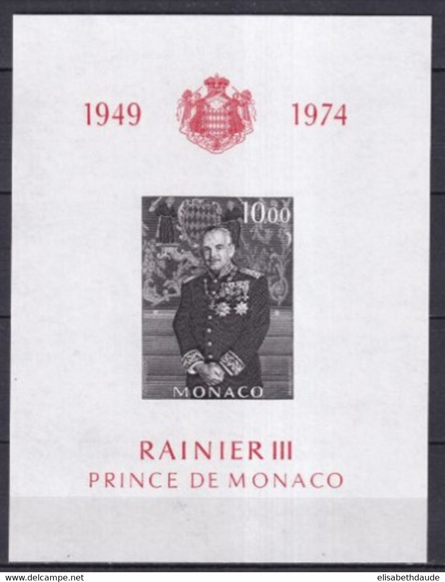 PROMOTION MONACO - 1974 - ANNEE COMPLETE AVEC POSTE AERIENNE ! ** MNH - COTE = 182.3 EUR. - 53 TIMBRES + 1 BLOC - Volledige Jaargang