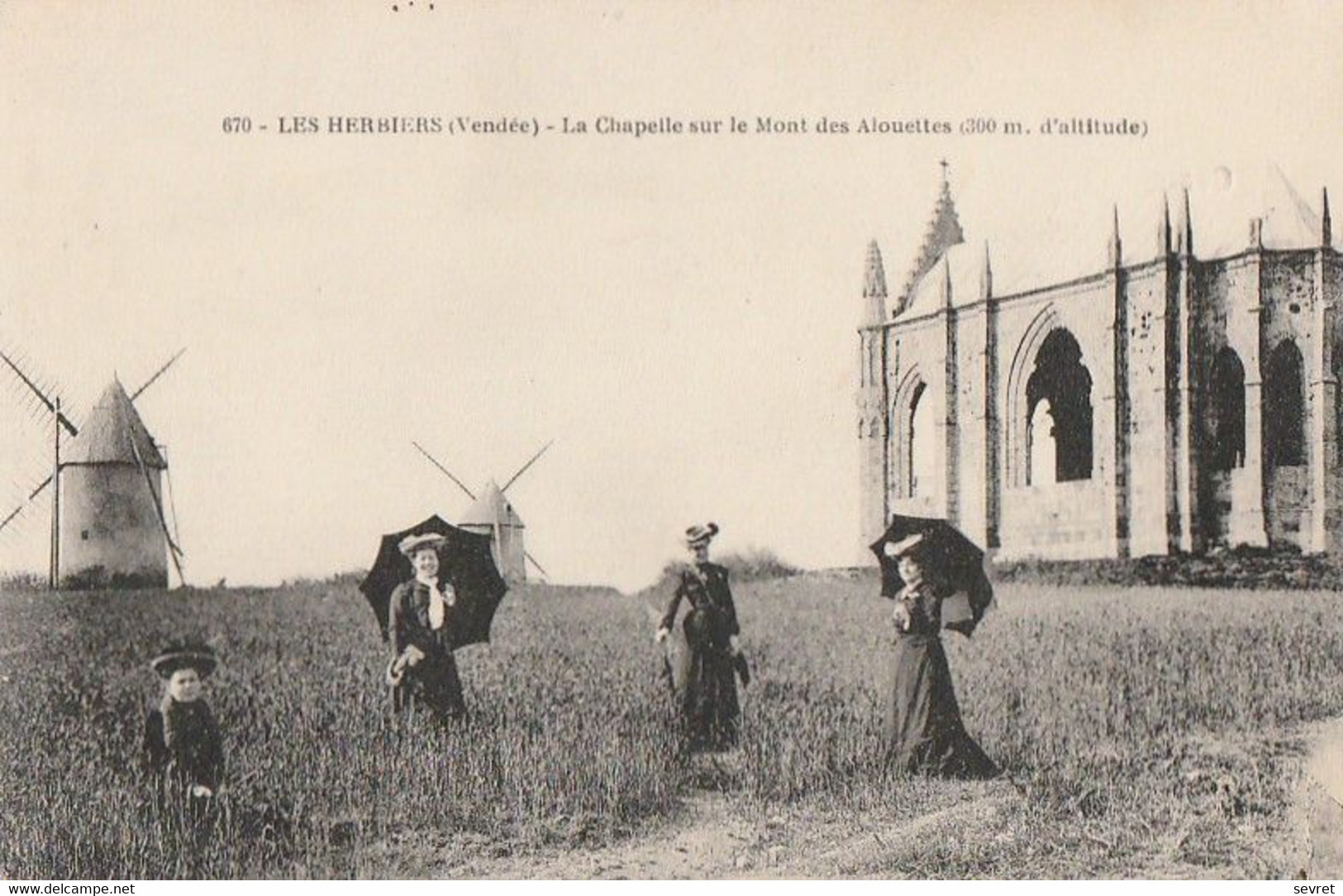 LES HERBIERS. -  La Chapelle Sur Le Mont Des Alouettes - Les Herbiers