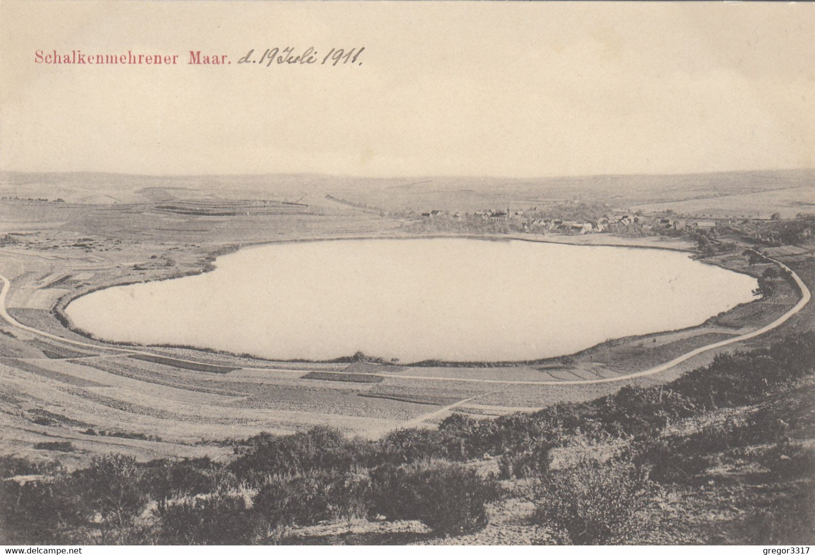 A1231) WEINFELDER MAAR - S/W 19.07.1911 - Daun