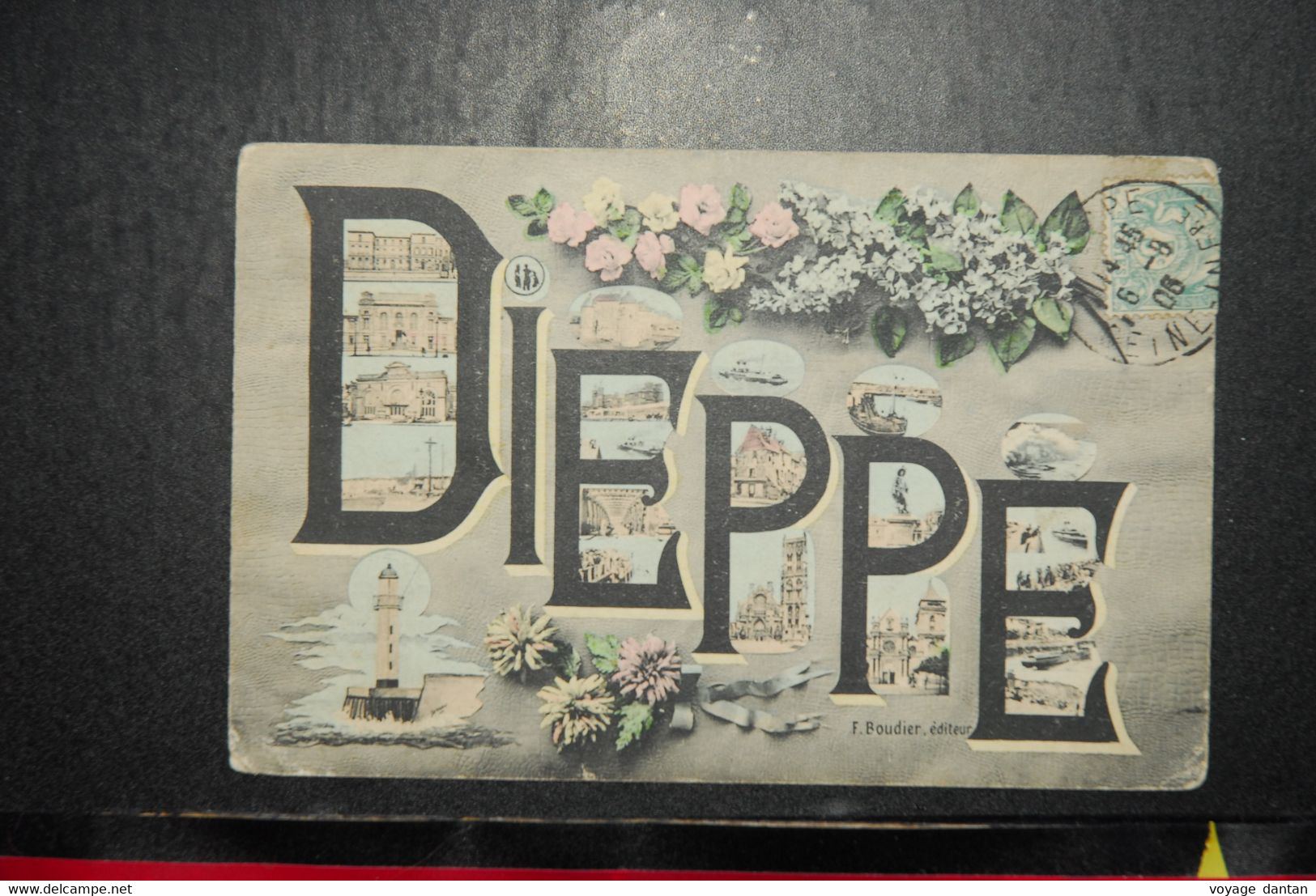 CP, 76, DIEPPE Souvenir Multivues Edition F Boudier 1906 - Dieppe