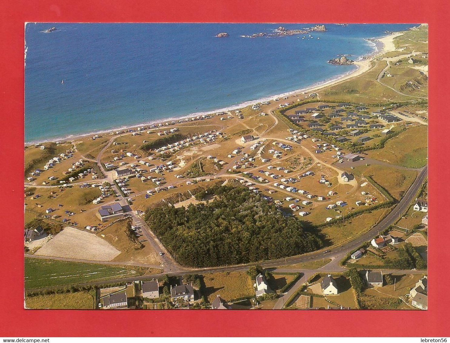 C.P.M. ( 29 ) « CLEDER »- KERFISSIEN - Les Campings Et Le V.V.F. Jolie Vue Générale   X2 Phots - Cléder