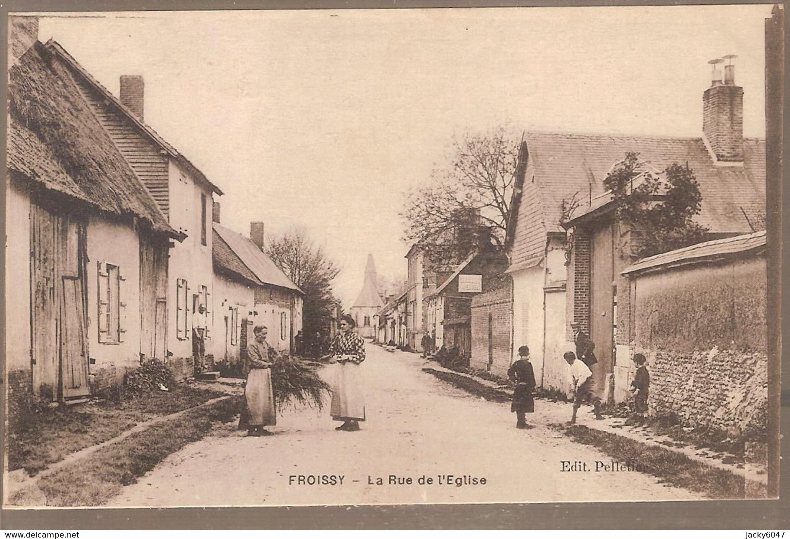 60 - Froissy (oise) - La Rue De L'Eglise - Froissy