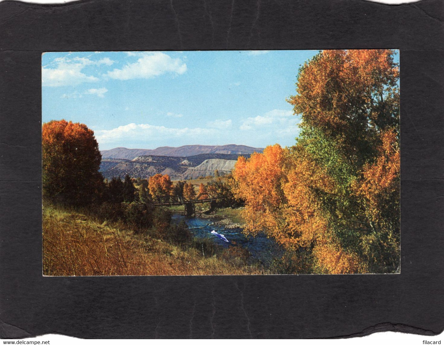 105369      Stati  Uniti,    Colorado  River  In The  Fall  Colorado  Rockies,  VG  1963 - Fort Collins