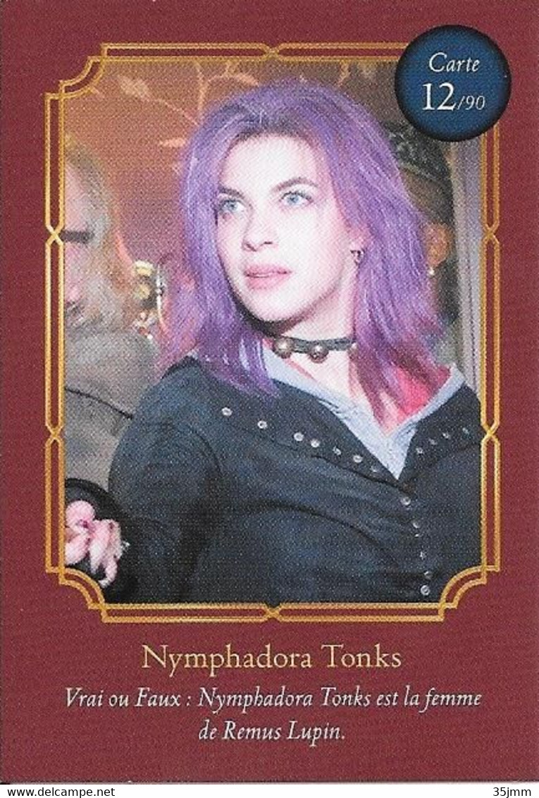 Carte Harry Potter Auchan N°12 Nymphadora Tonks - Harry Potter