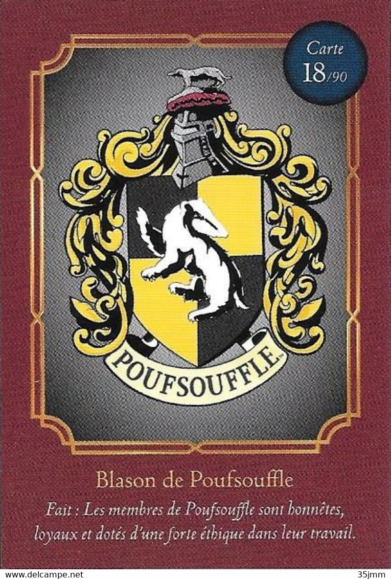 Carte Harry Potter Auchan N°18 Poursouffle - Harry Potter