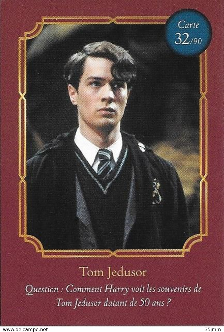 Carte Harry Potter Auchan N°32 Tom Jedusor - Harry Potter