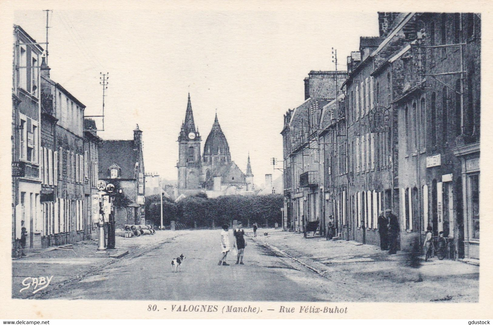 Manche - Valognes - Rue Félix-Buhot - Valognes