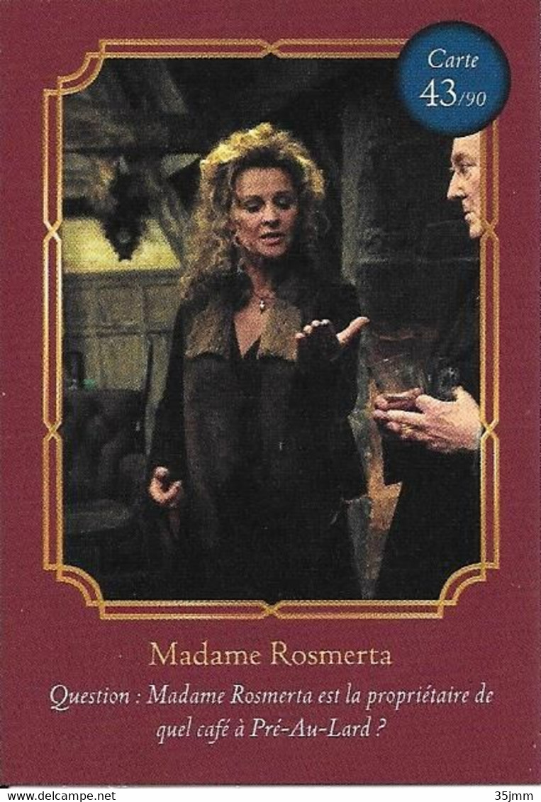 Carte Harry Potter Auchan N°43 Madame Rosmerta - Harry Potter