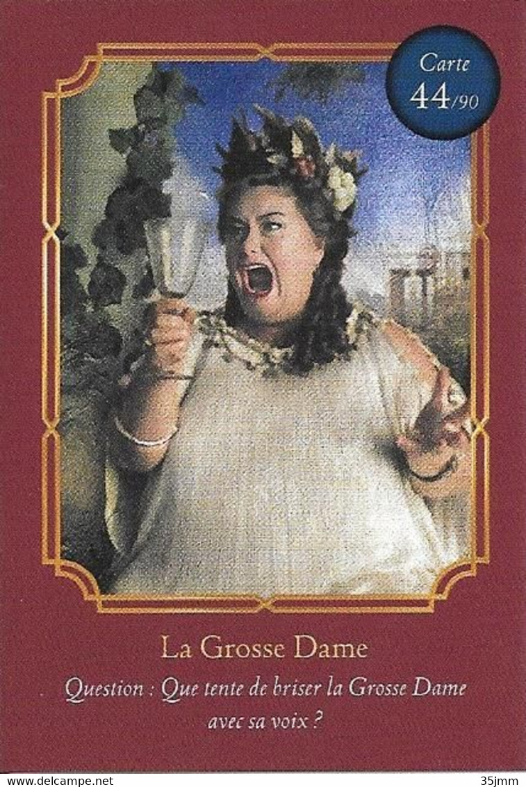 Carte Harry Potter Auchan N°44 La Grosse Dame - Harry Potter