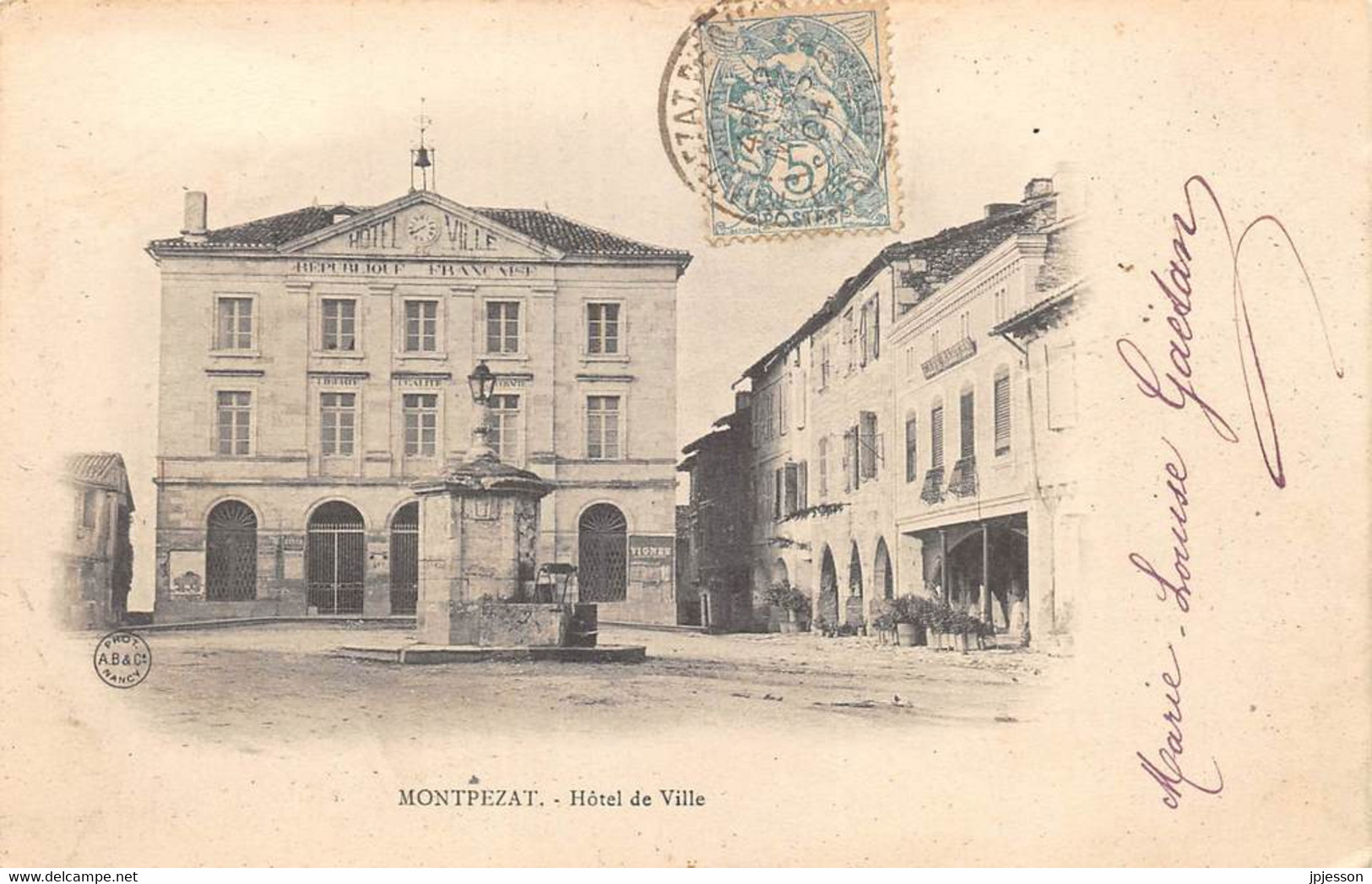 TARN ET GARONNE  82  MONTPEZAT  HOTEL DE VILLE - Montpezat De Quercy