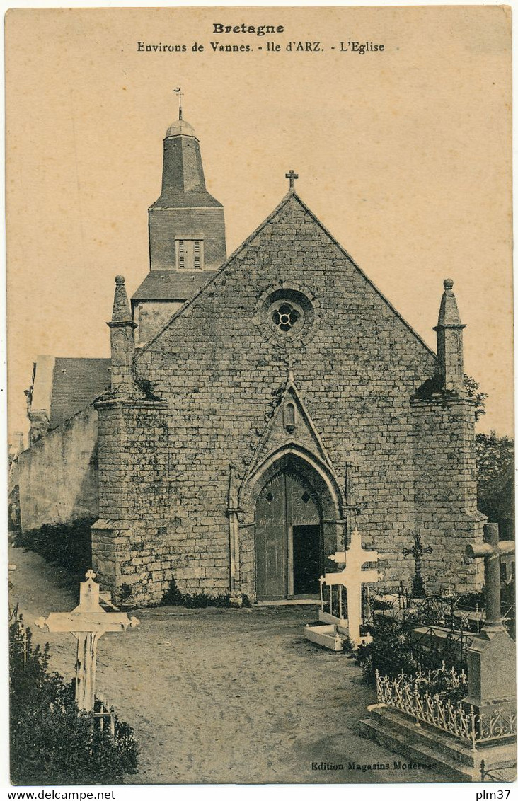 ILE D'ARZ - L'Eglise - Ile D'Arz