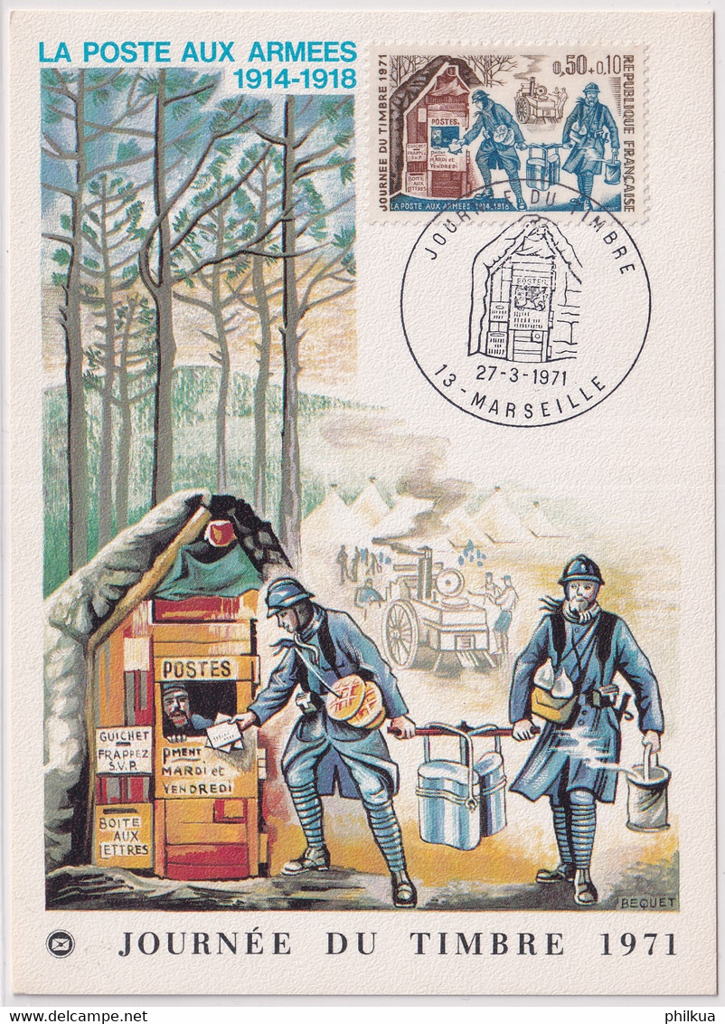 MiNr. 1743 Frankreich1971, 27. März. Tag Der Briefmarke - Journée Du Timbre 1963 - Giornata Del Francobollo