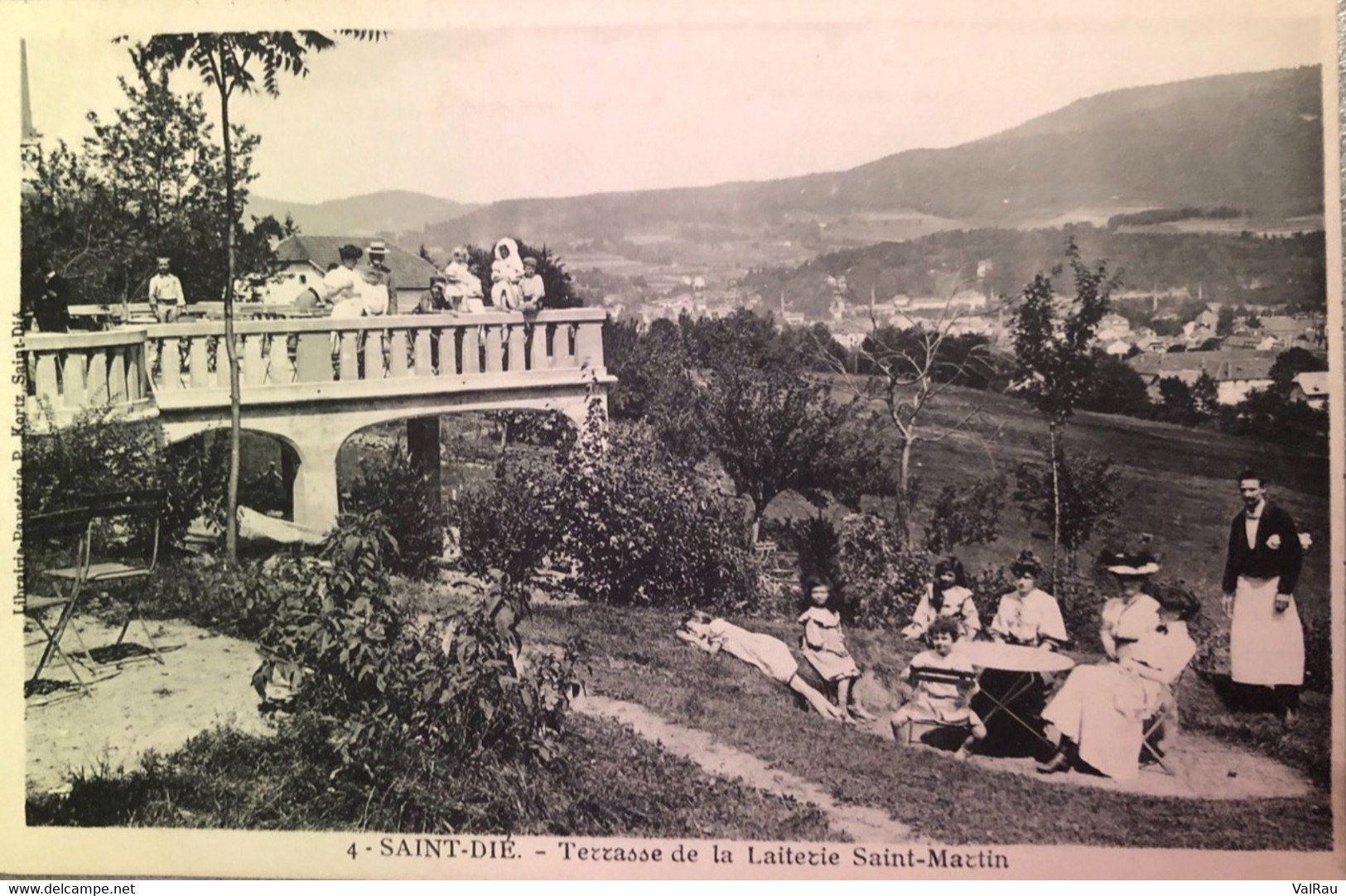 Saint-Dié - Terrasse De La Laiterie Saint-Martin - CPA Animée - Saint Die