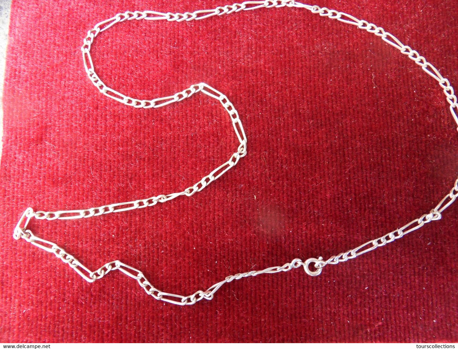 Collier Chaine ARGENT 925/1000 Quasi Pur Poinçon 925 Accroche OK Comme Neuf ! Livré Avec L'écrin Jean Delatour - Colliers/Chaînes