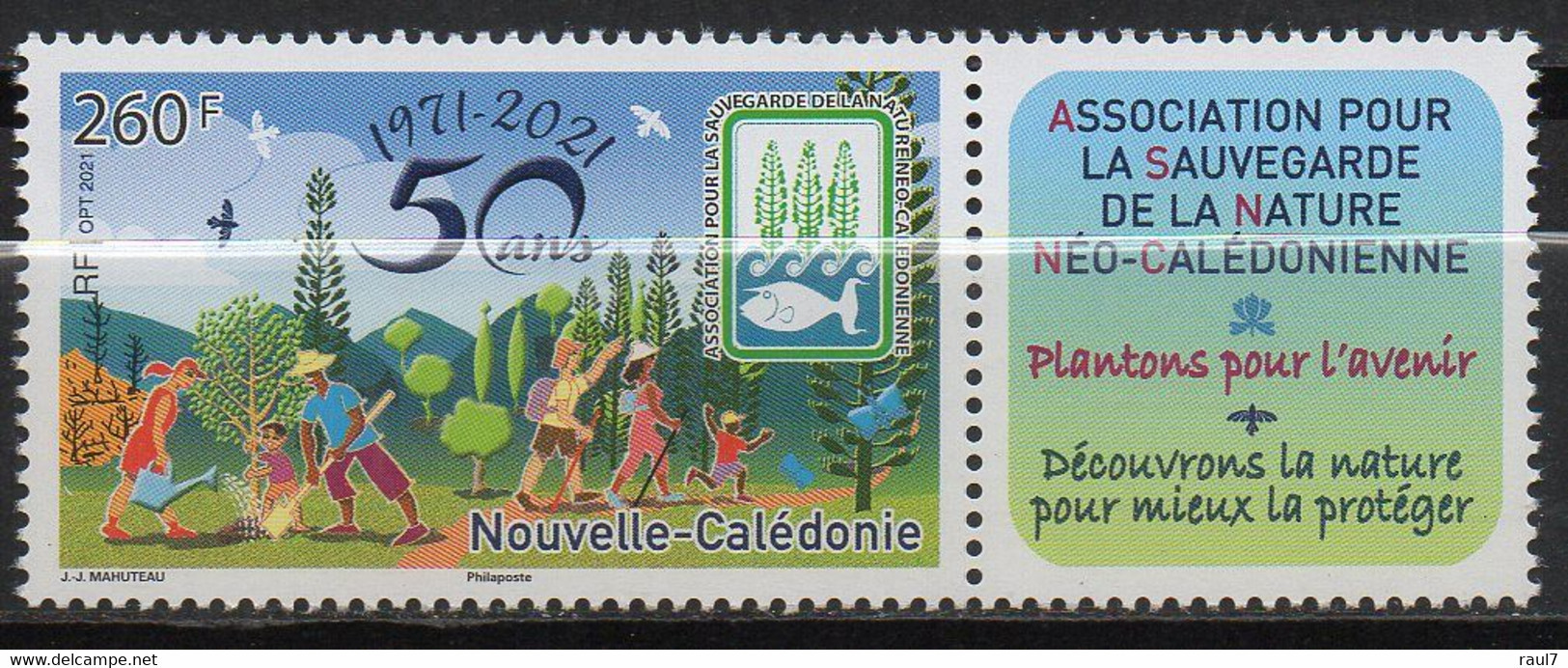Nouvelle-Calédonie 2021 - Sauvegarde De La Nature - 1 Val Neuf // Mnh - Unused Stamps