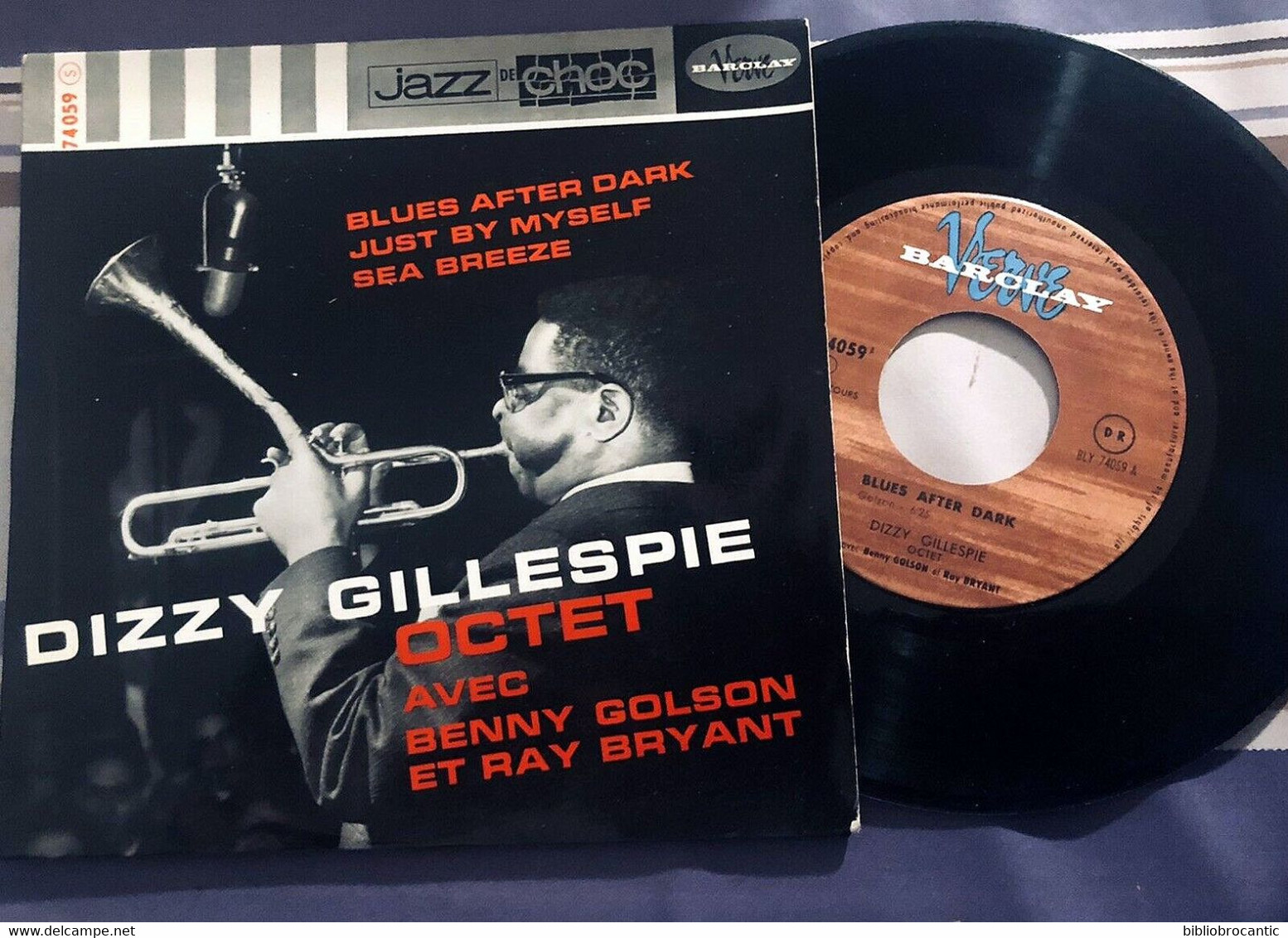 Ep Barclay 74059 < Dizzy Gillespie +Benny COLSON # Ray BRYAN » OCTET  » - Jazz