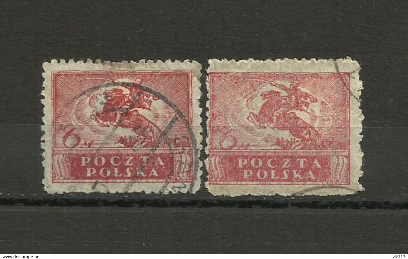 Poland 1919 - Fi. 99 Different Variants - Usados