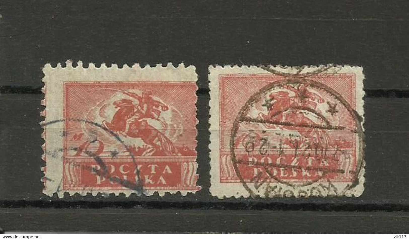 Poland 1919 - Fi. 100 Different Variants - Used Stamps