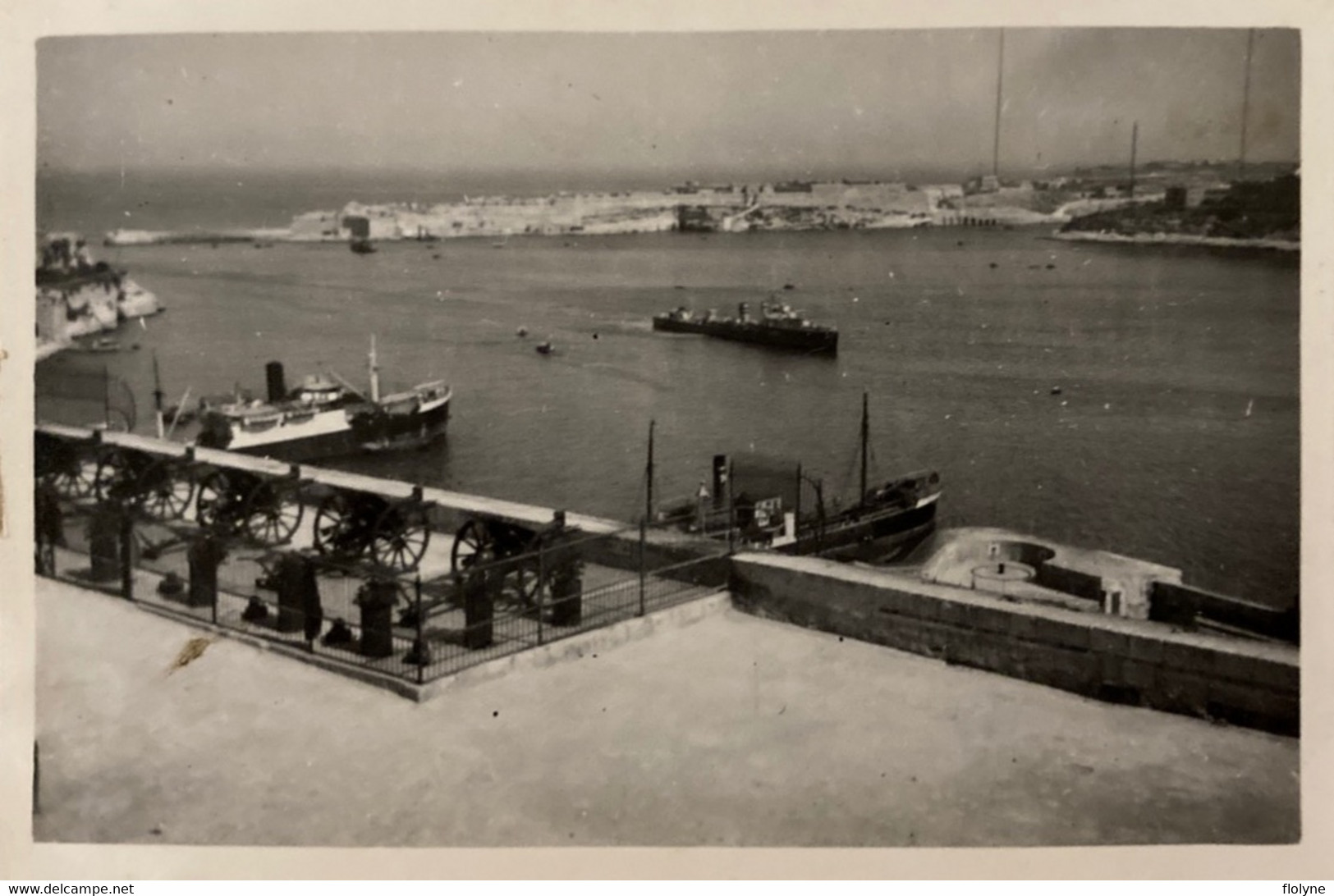 MALTE - HENRI ESTIER - Photo Ancienne - Bateau De Commerce Cargo Paquebot Construit à Marseille - Dans Port 1935 - MALTA - Malte