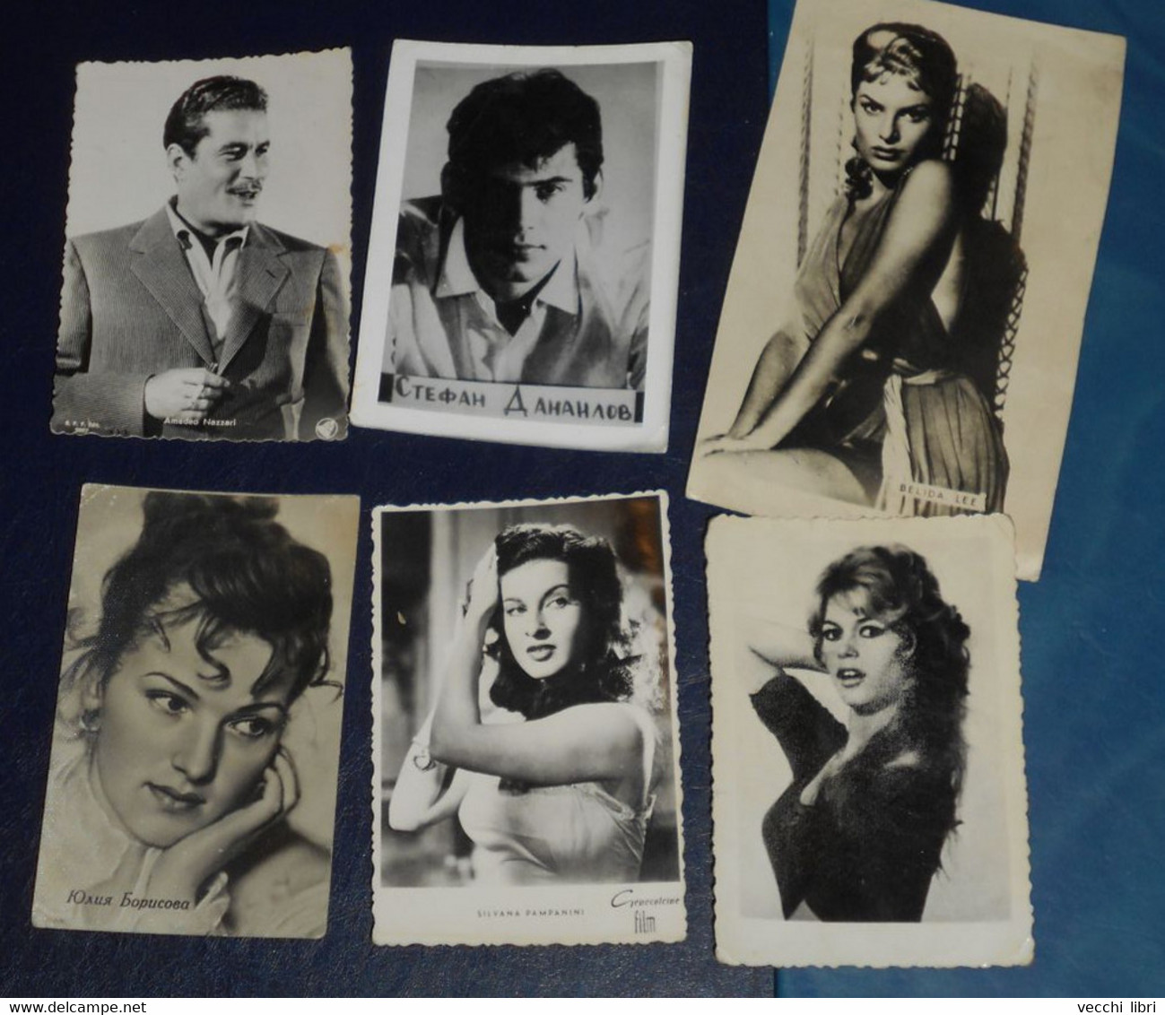 BRIGITTE BARDOT YULIYA BORISOVA AMEDEO NAZZARI &c ACTORS ACTRESSES PORTRAIT HISTORY OF CINEMA MOVIE MEMORABILIA - Collections