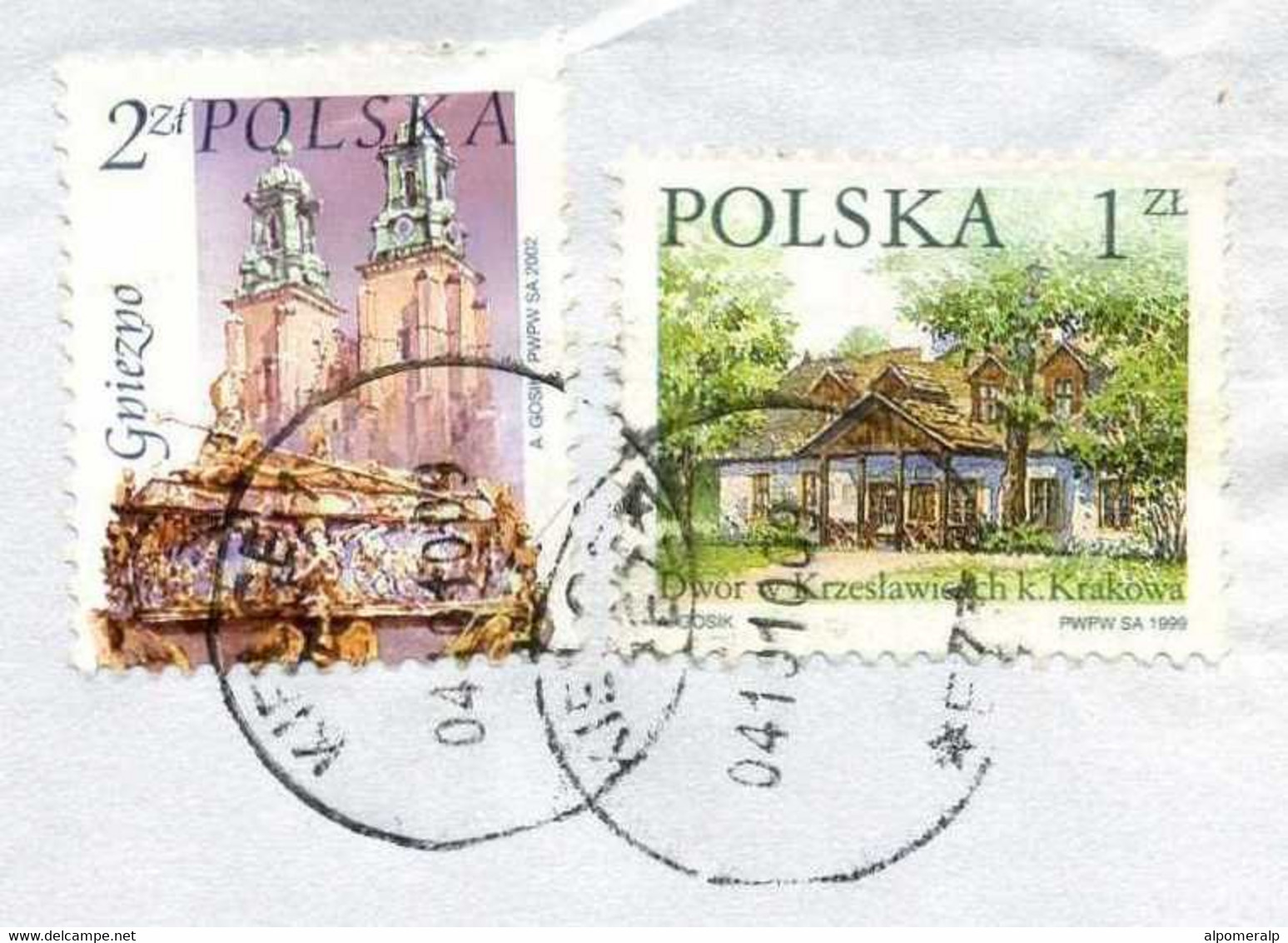 Poland Kielce 2010 "EURO 2012 Polska-Ukrania" ATM Label Cover Used To Austria | Mi 3773, 3955 | Football, Cathedral - Brieven En Documenten