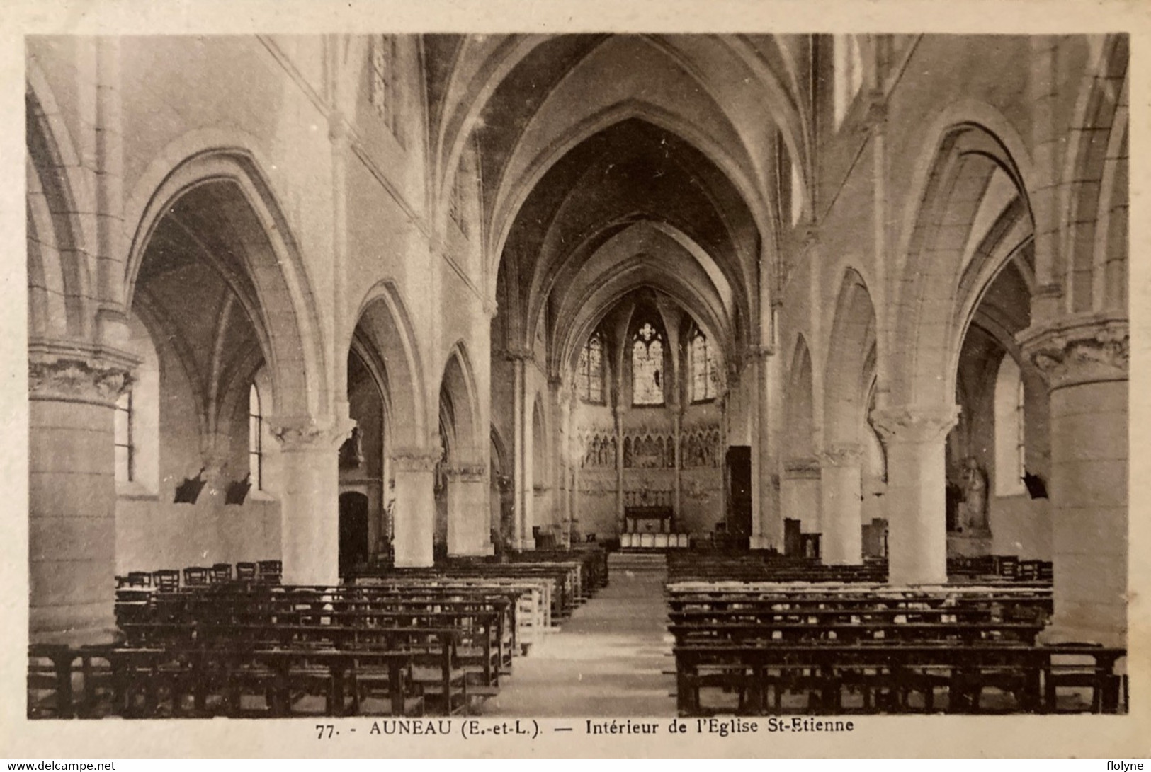 Auneau - Intérieur De L’église St étienne - Auneau