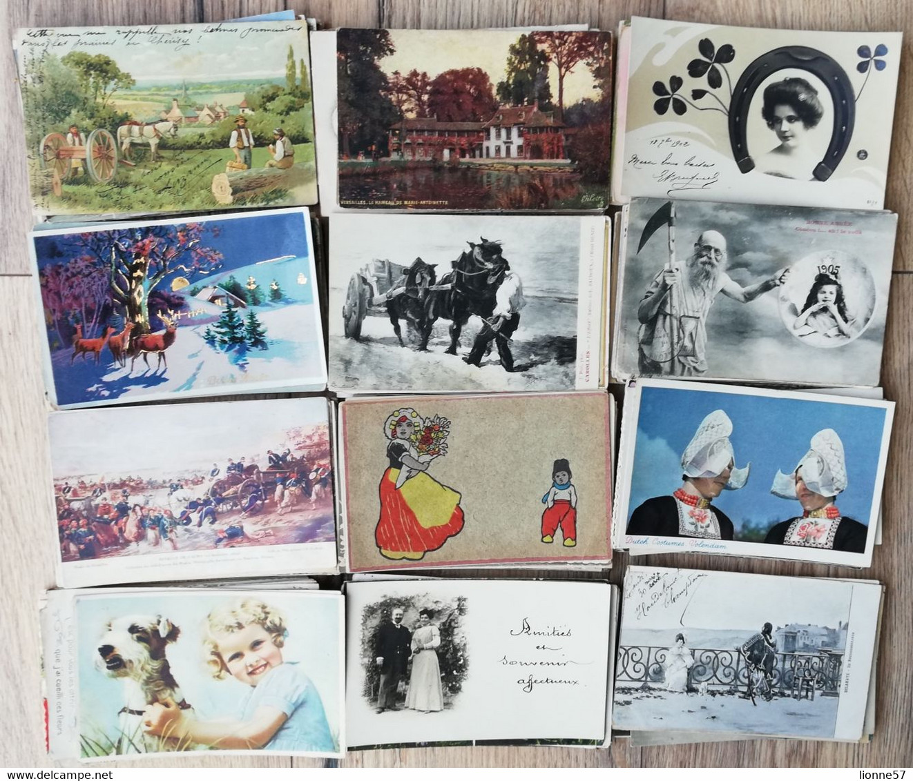 GROS LOT 750 CPA France et Fantaisie, Illustrateurs + 60 Photos CDV