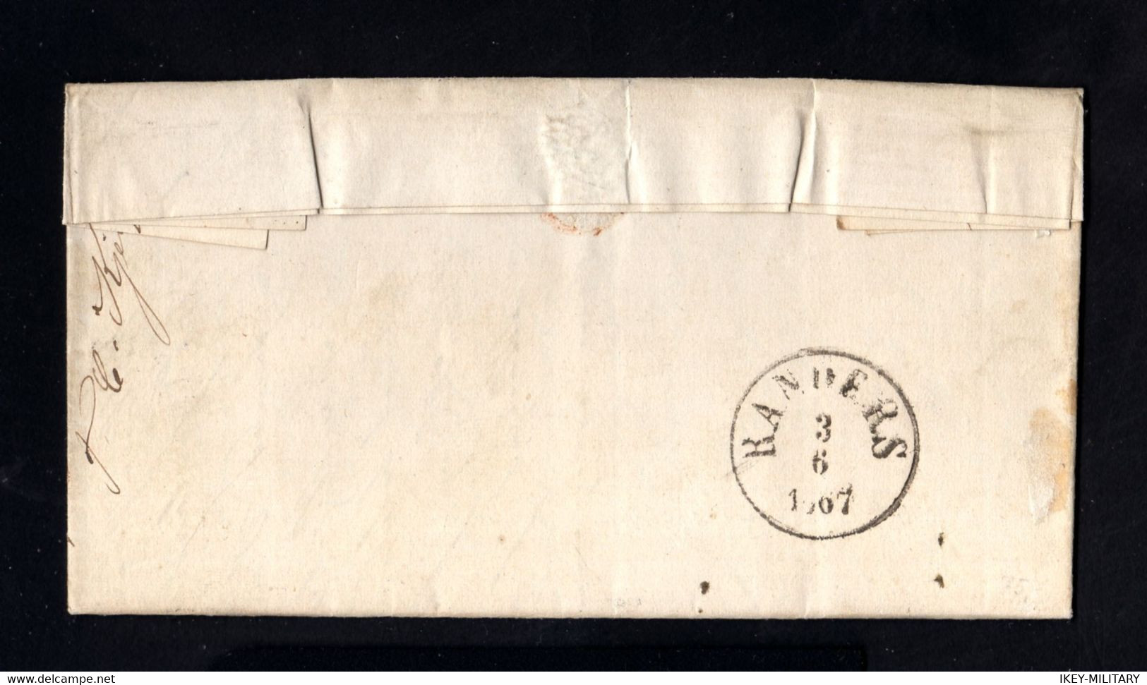 1128-DENMARK-COVER LETTER VARLIGER To RANDERS 1867.Lettre DANEMARK.Carta DINAMARCA. - Lettres & Documents