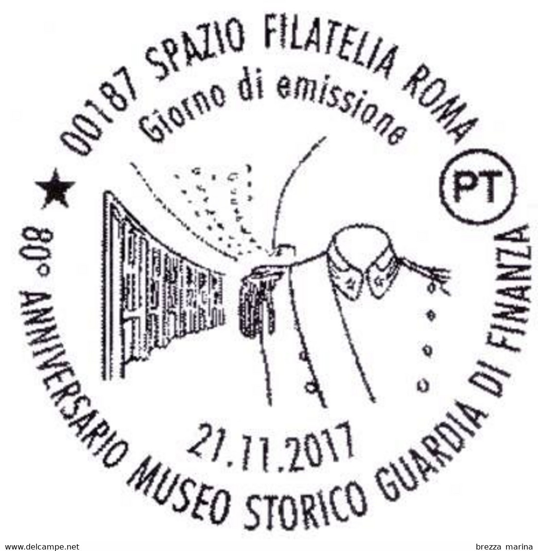 ITALIA - Usato - 2017 - 80 Anni Del Museo Storico Della Guardia Di Finanza - 0,95 - 2011-20: Usados