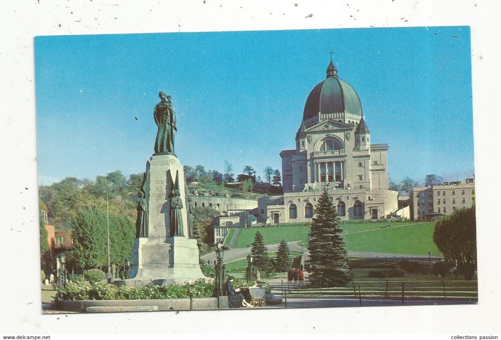 Cp, CANADA , QUEBEC , MONTREAL, Saint Joseph Oratory ,Oratoire Saint Joseph, écrite - Montreal