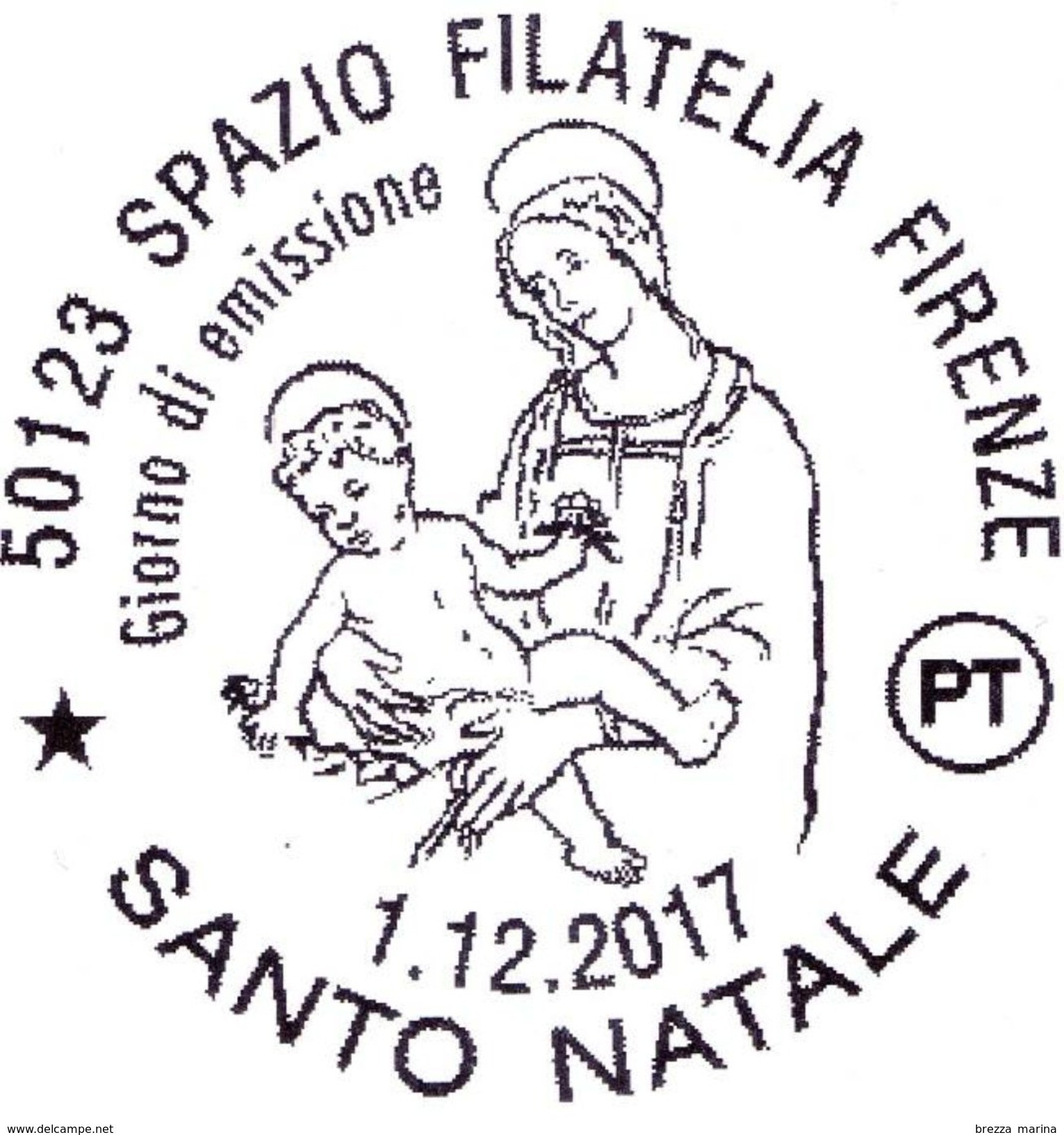 ITALIA - Usato - 2017 - Natale - Christmas - Madonna Col Bambino E Angeli Di Filippino Lippi - 0,95 - 2011-20: Used