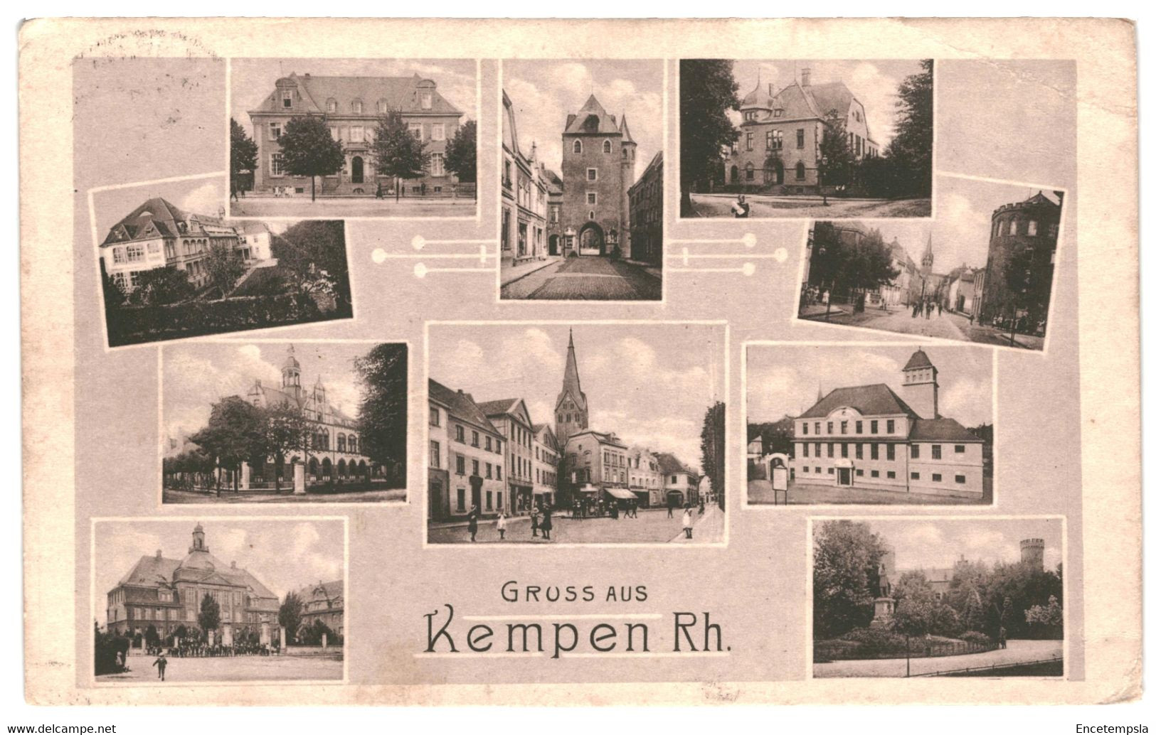 CPA - Carte Postale -Germany-Kempen- -Gruss Aus Kempen Multi Vues 1919-VM39869 - Viersen