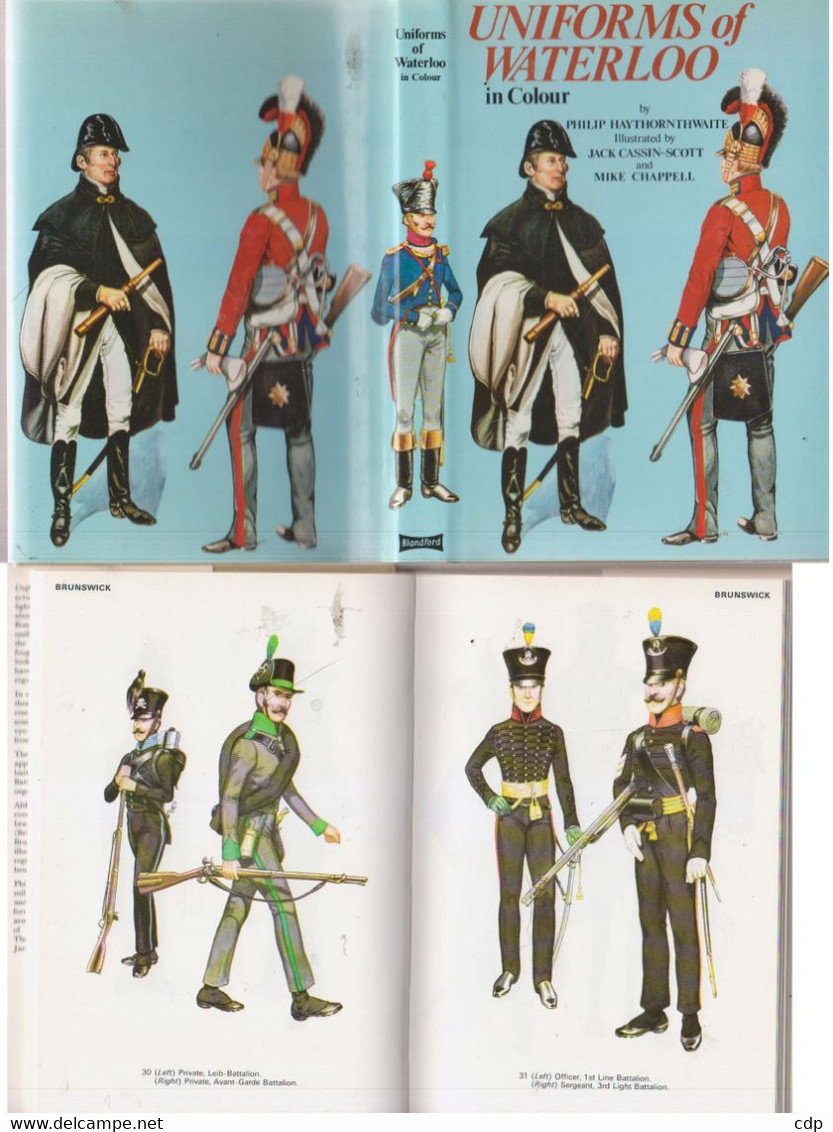 Uniforms Of Waterloo In Colour - Wars Involving UK