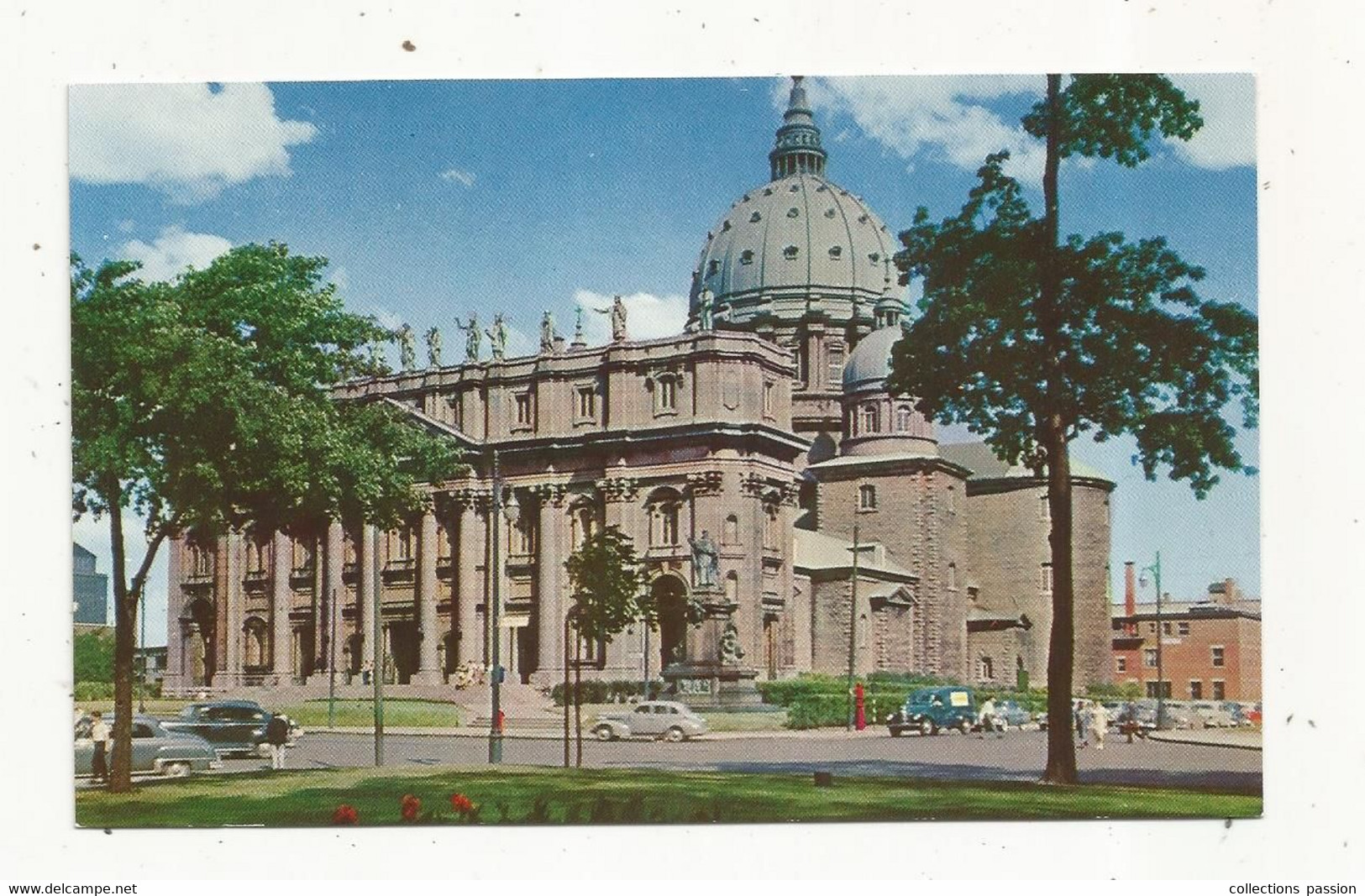 Cp, CANADA , QUEBEC , MONTREAL, St. James Cathedral, Cathedrale St. Jacques, écrite , Photo S.J. Hayward - Montreal