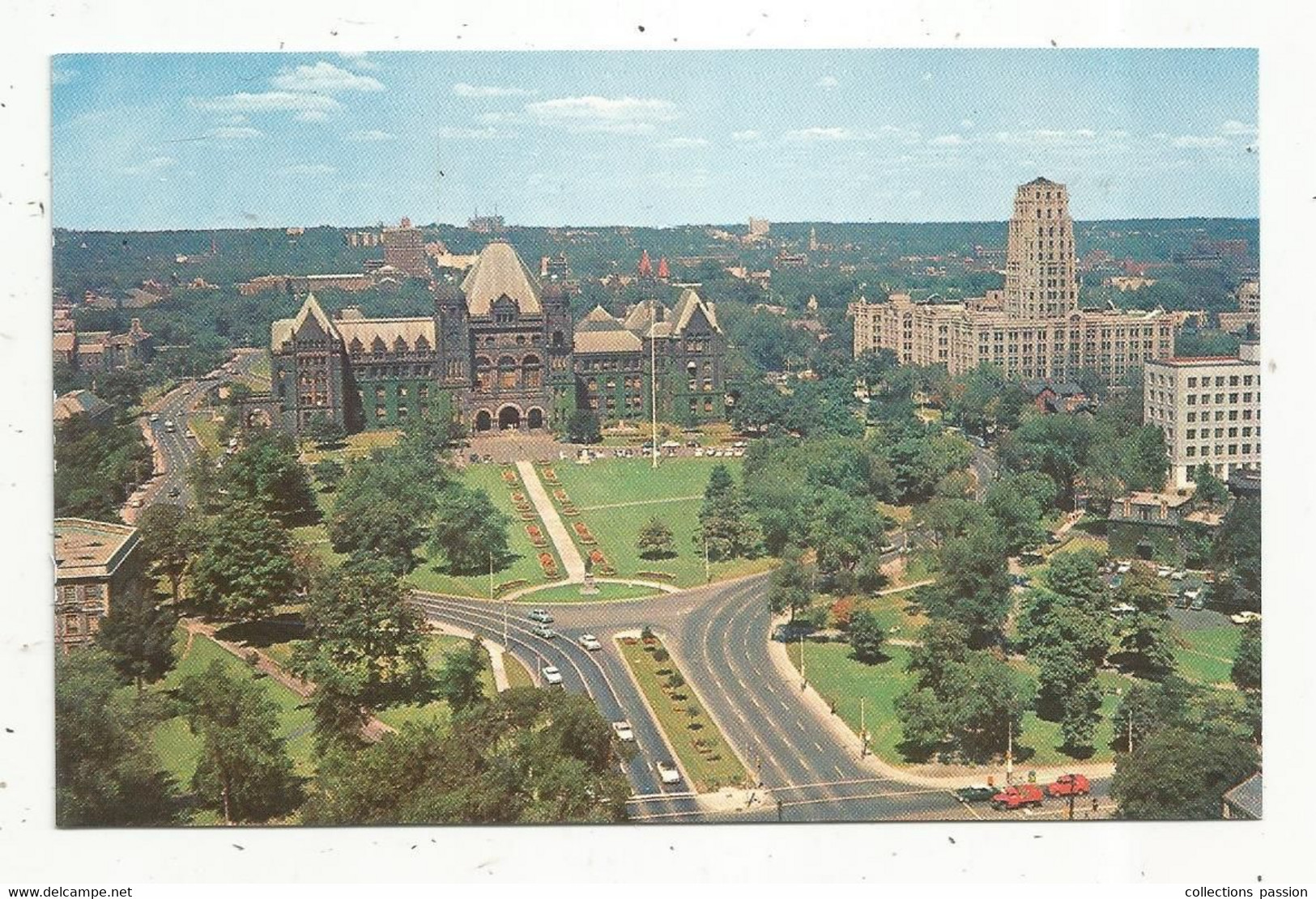 Cp, CANADA , ONTARIO, TORONTO, The Provincial Parliament Buildings , The East Block And Queens Park , écrite - Toronto