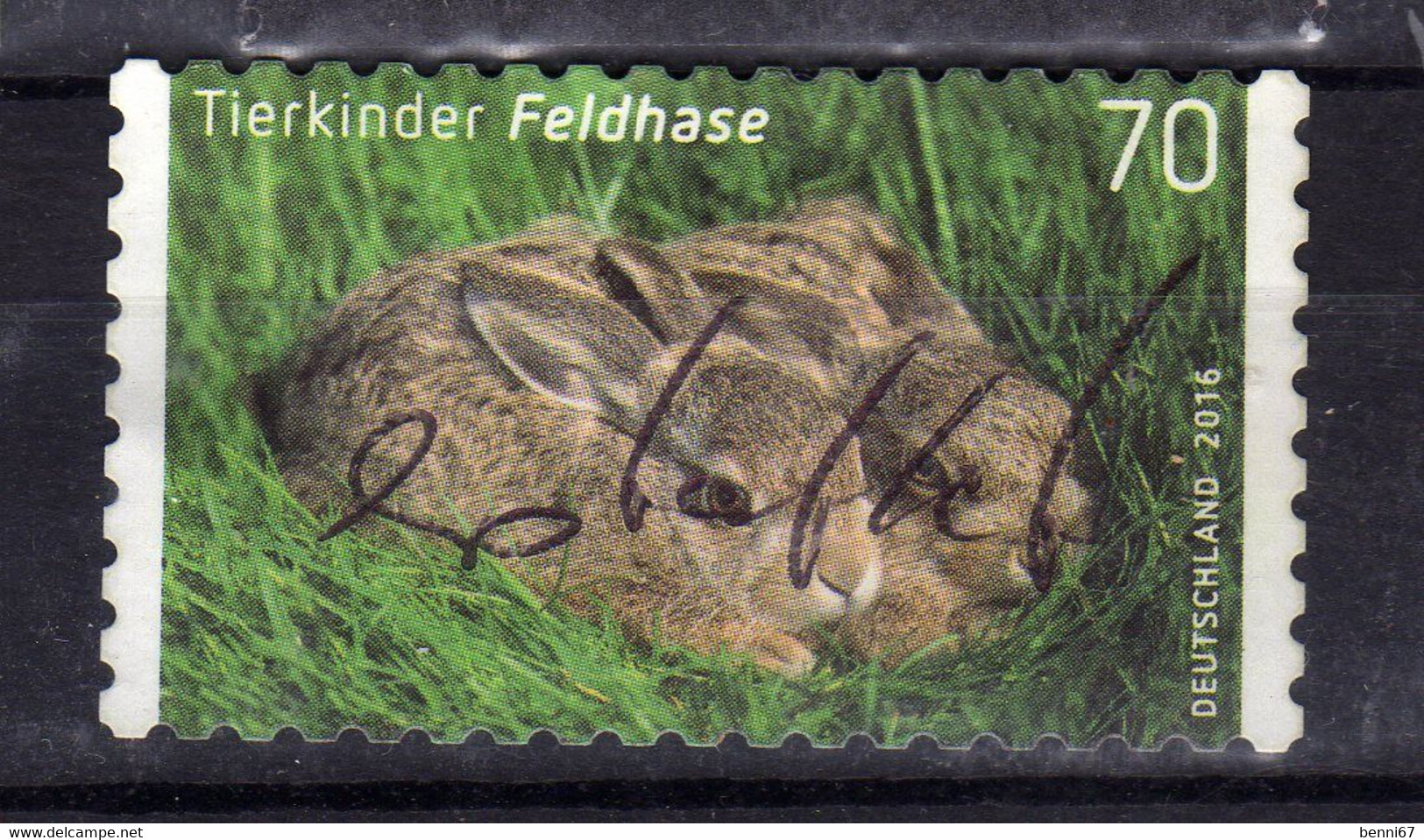 ALLEMAGNE Germany 2016 Faune Lapin Feldhase Obl. - Gebraucht