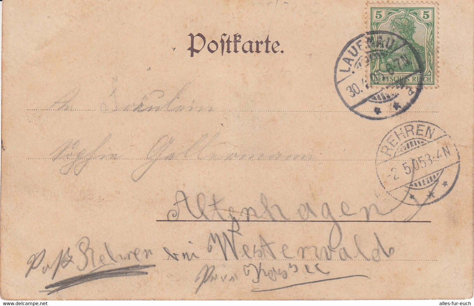 AK 1905 Gel. Gruss Aus Hülsede, Samtgemeinde Rodenberg, Schaumburg, Lauenau, Bad Nenndorf, Niedersachsen 02 - Schaumburg