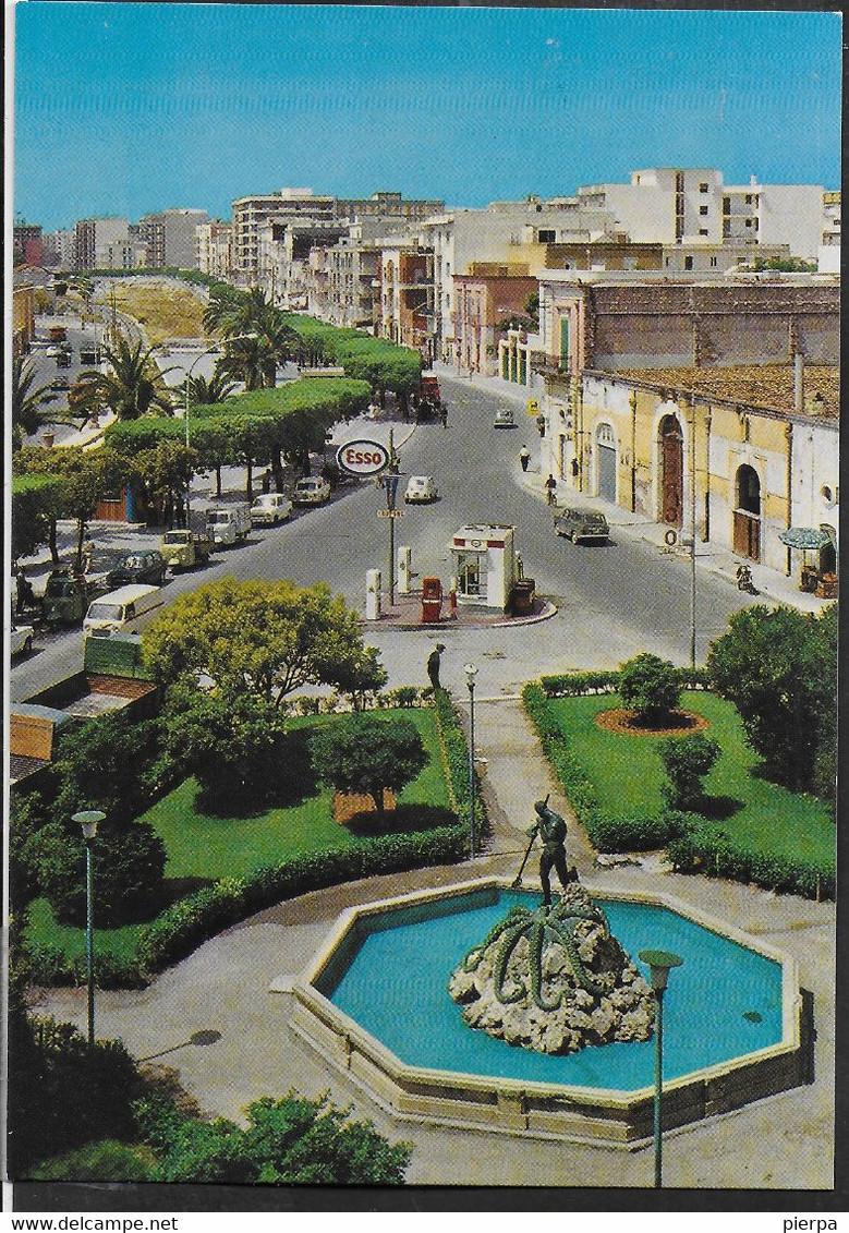 PUGLIA - MANFREDONIA (FG) - PIAZZA MARCONI - NON VIAGGIATA - Manfredonia