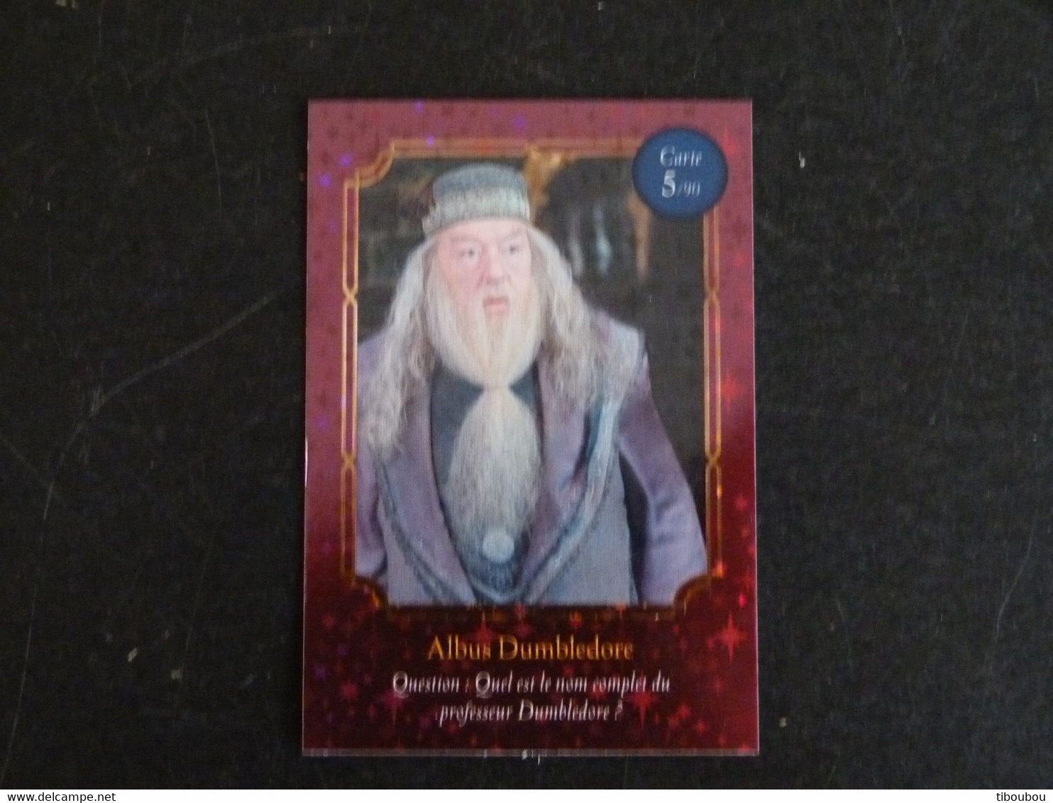 CARTE AUCHAN HARRY POTTER 5/90 ALBUS DUMBLEDORE - Harry Potter