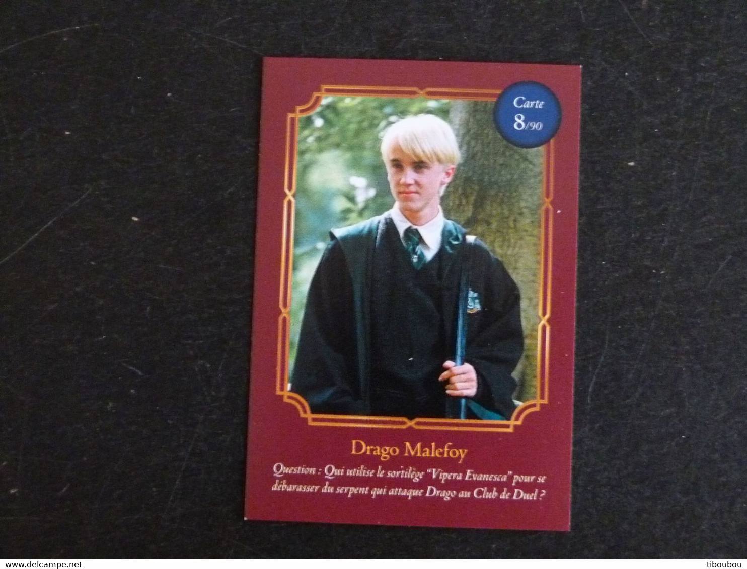 CARTE AUCHAN HARRY POTTER 8/90 DRAGO MALEFOY - Harry Potter