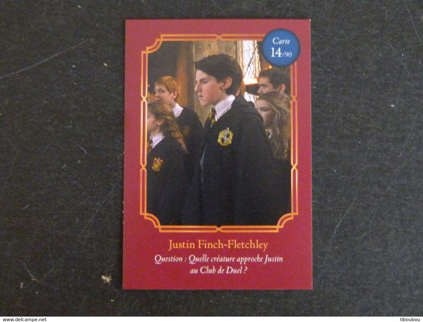 CARTE AUCHAN HARRY POTTER 14/90 JUSTIN FINCH-FLETCHLEY - Harry Potter