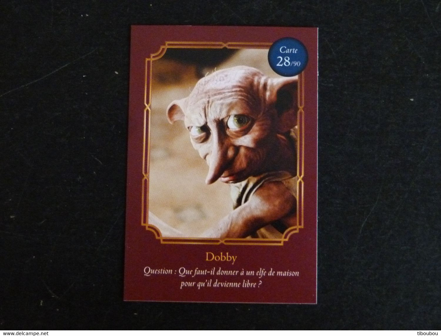 CARTE AUCHAN HARRY POTTER 28/90 DOBBY - Harry Potter