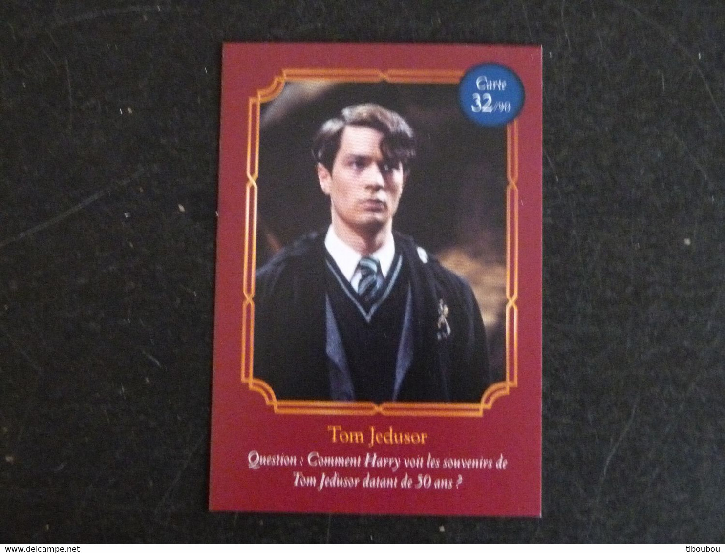 CARTE AUCHAN HARRY POTTER 32/90 TOM JEDUSOR - Harry Potter