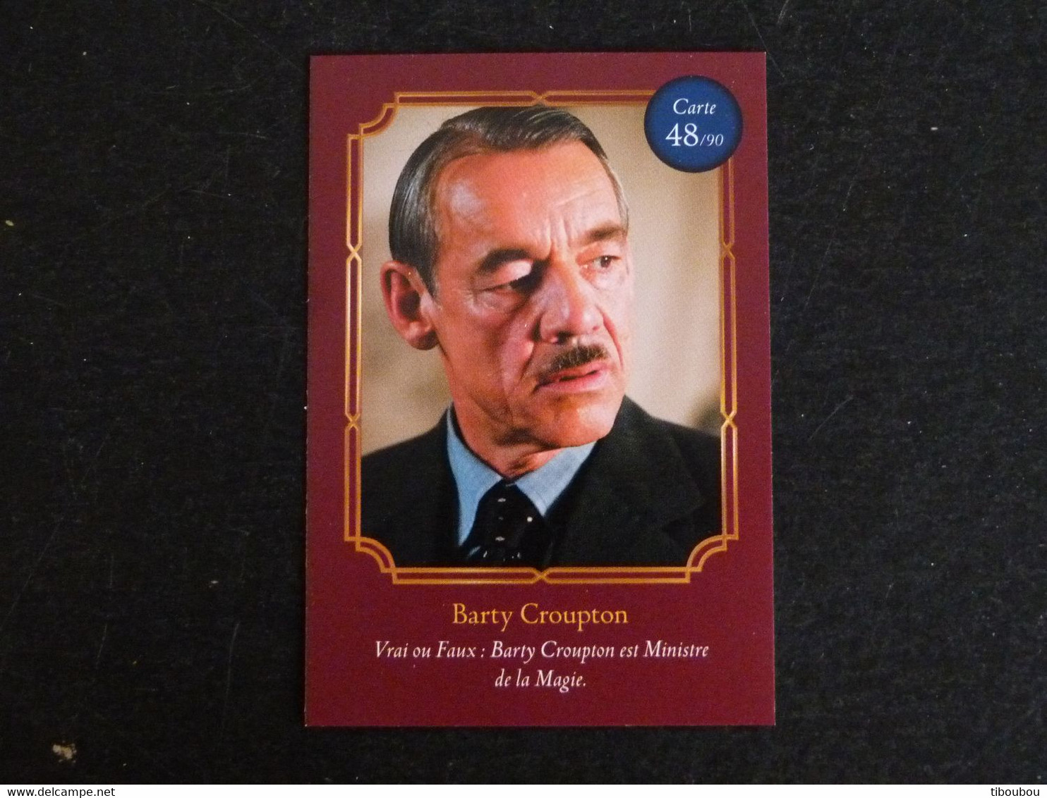 CARTE AUCHAN HARRY POTTER 48/90 BARTY CROUPTON - Harry Potter