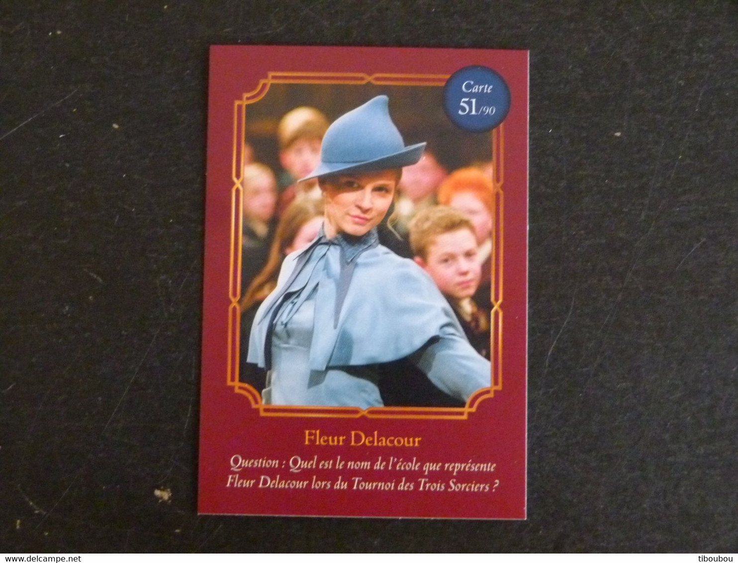 CARTE AUCHAN HARRY POTTER 51/90 FLEUR DELACOUR - Harry Potter