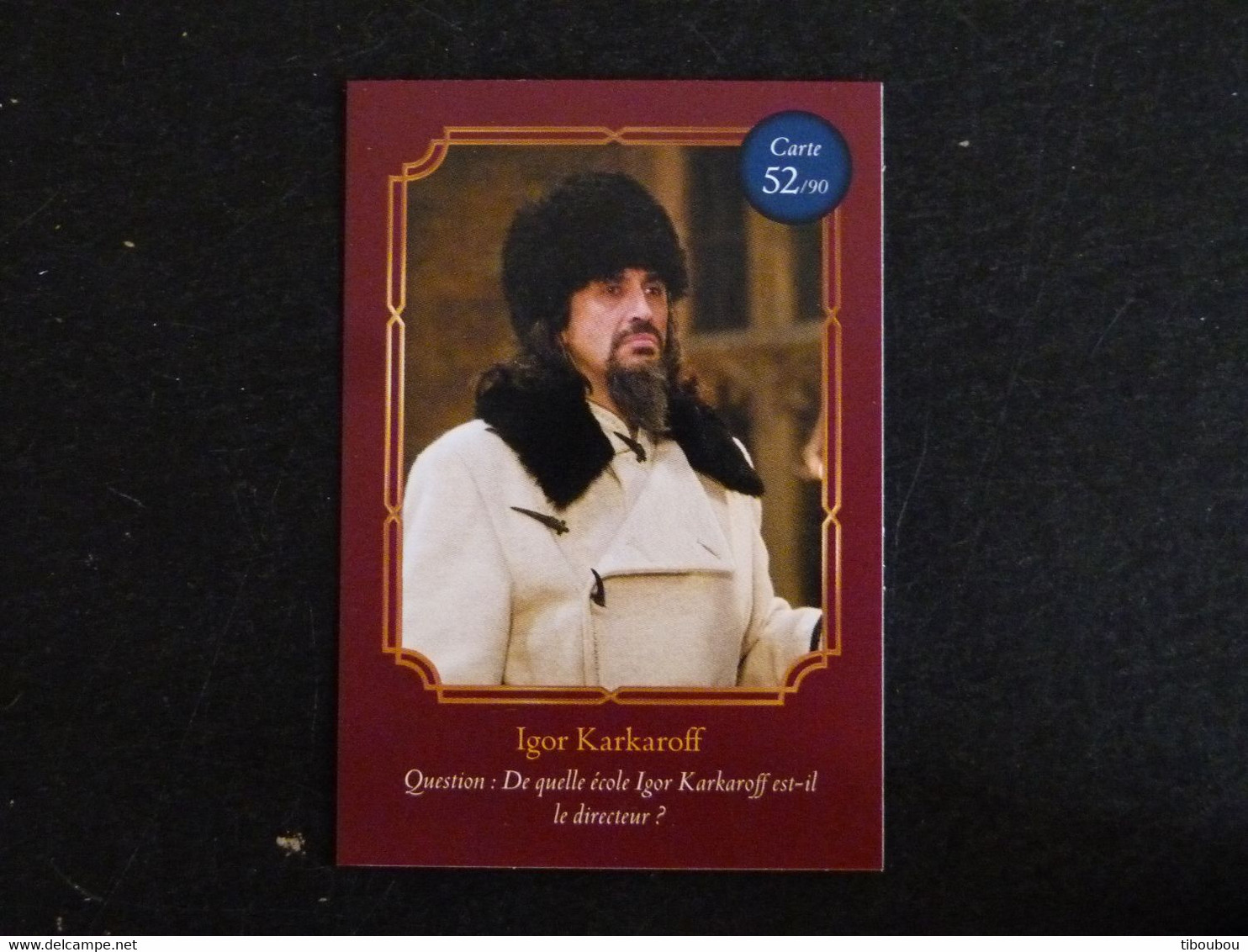 CARTE AUCHAN HARRY POTTER 52/90 IGOR KARKAROFF - Harry Potter