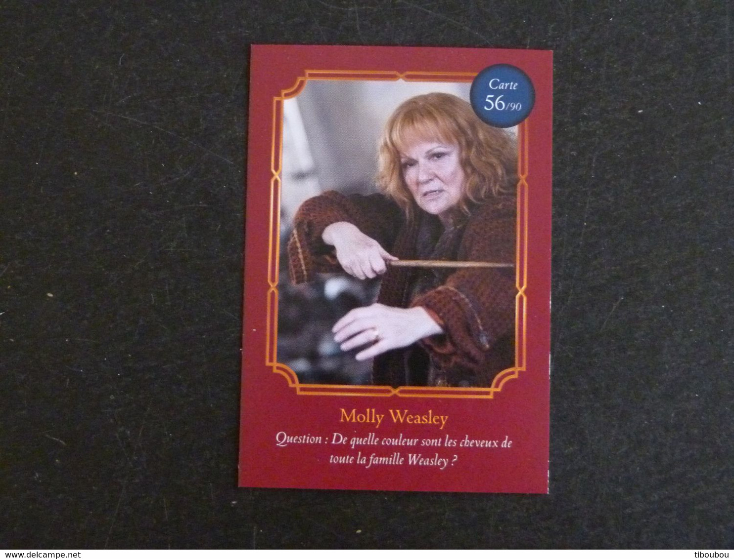 CARTE AUCHAN HARRY POTTER 56/90 MOLLY WEASLEY - Harry Potter