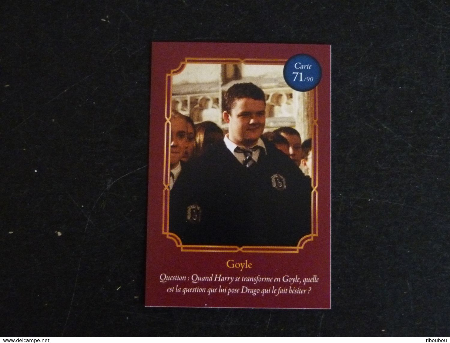 CARTE AUCHAN HARRY POTTER 71/90 GOYLE - Harry Potter