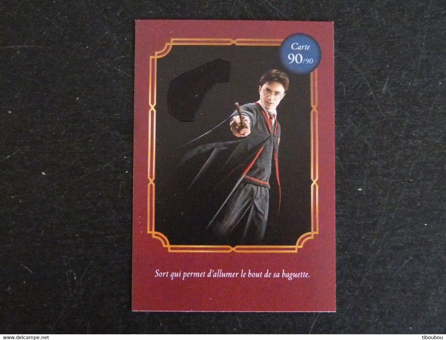 CARTE AUCHAN HARRY POTTER 90/90 SORT - Harry Potter