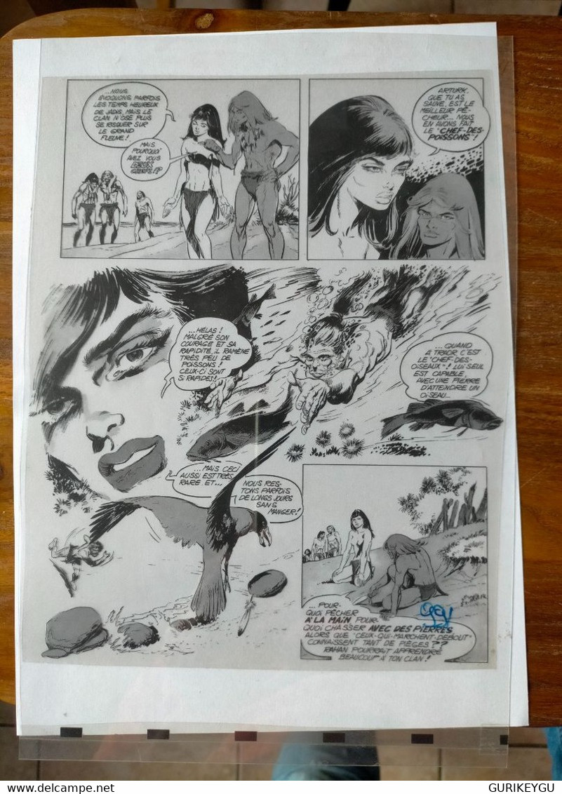 Bd  RAHAN  Très Rare Film D' Impression Planche Plastique  EO NEUF - Rahan